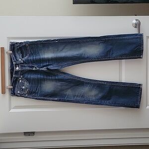 VGUC True Religion Jeans SIZE 30, Straight w/Flap,  Single Mega T